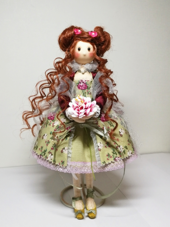 Кукла текстильная, интерьерная