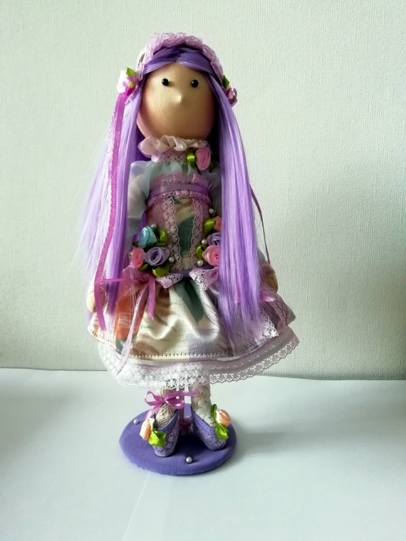 Кукла текстильная, интерьерная