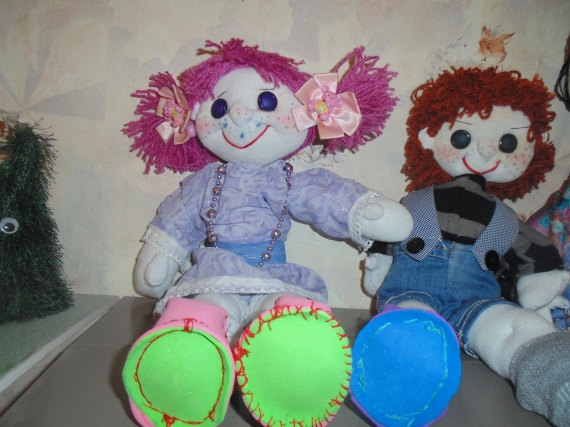 текстильные  куклы