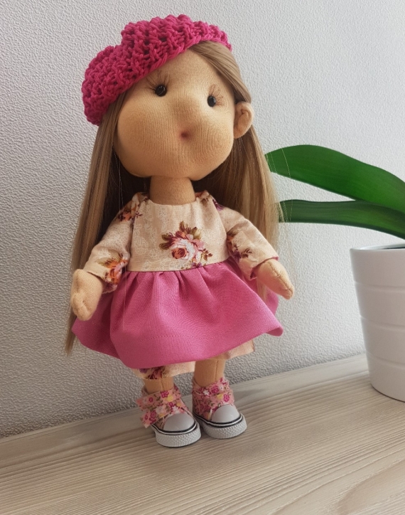 Интерьерная кукла Оленька