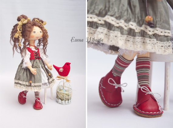 Девочка с птичкой