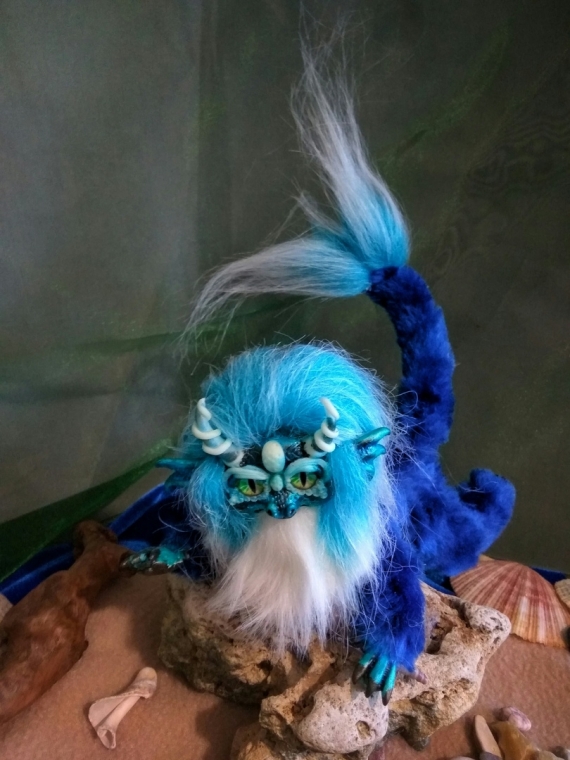 Workshop: Sayvaris (Ручная работа.) Рукоделие и творчество Каркасная игрушка водный дракончик Тави.