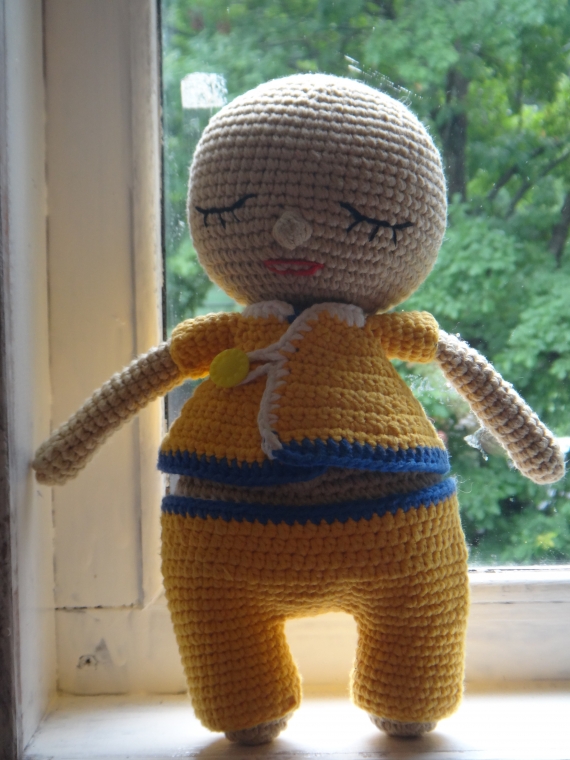 Вязаная кукла-сплюшка