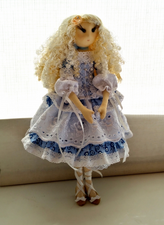 Кукла интерьерная, текстильная.