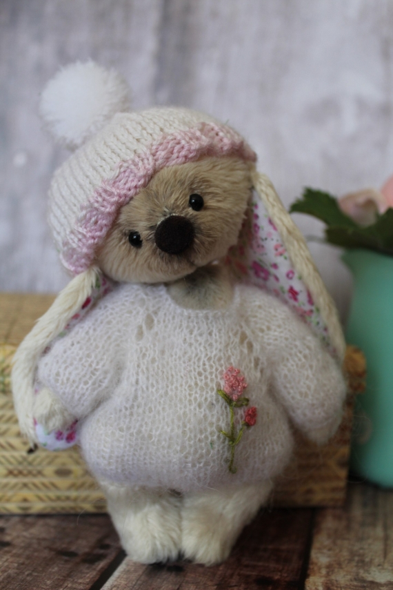 Зайка Тедди с комплектом одежды