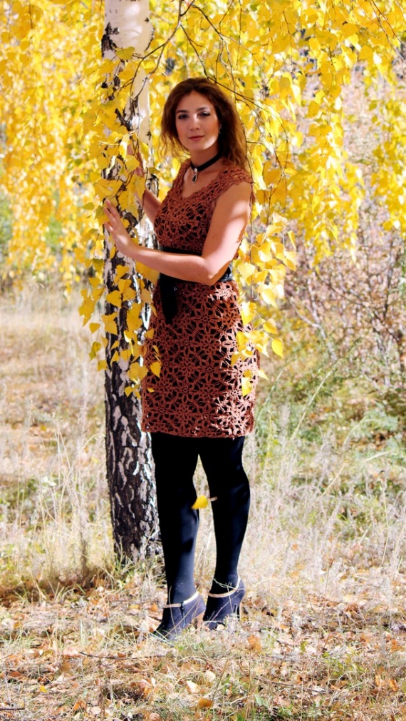 Платье "Осенняя роскошь"