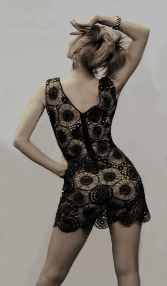 Платье "Черное кружево"