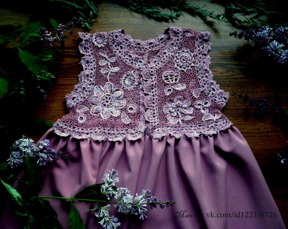 Платье "сиреневые грезы"