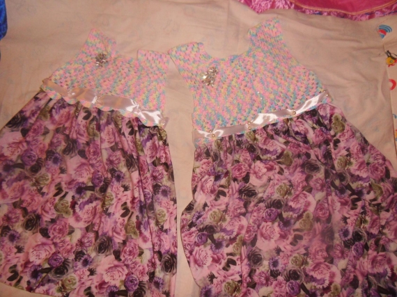 Комбинированные платья