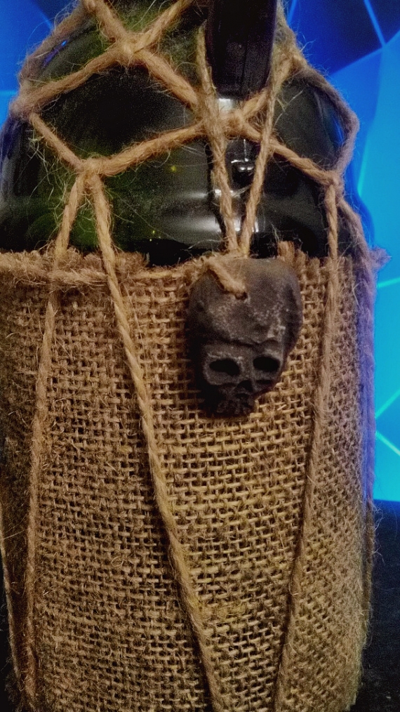 Бутылка в стиле декупаж