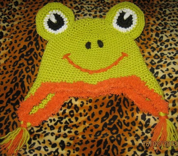 Шапочка Лягушонок на 2-5 лет