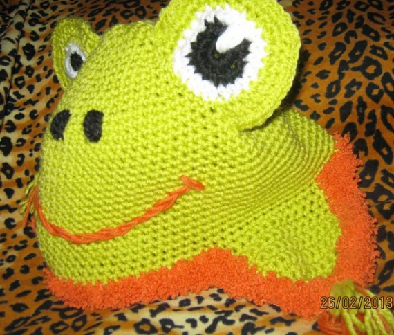 Шапочка Лягушонок на 2-5 лет