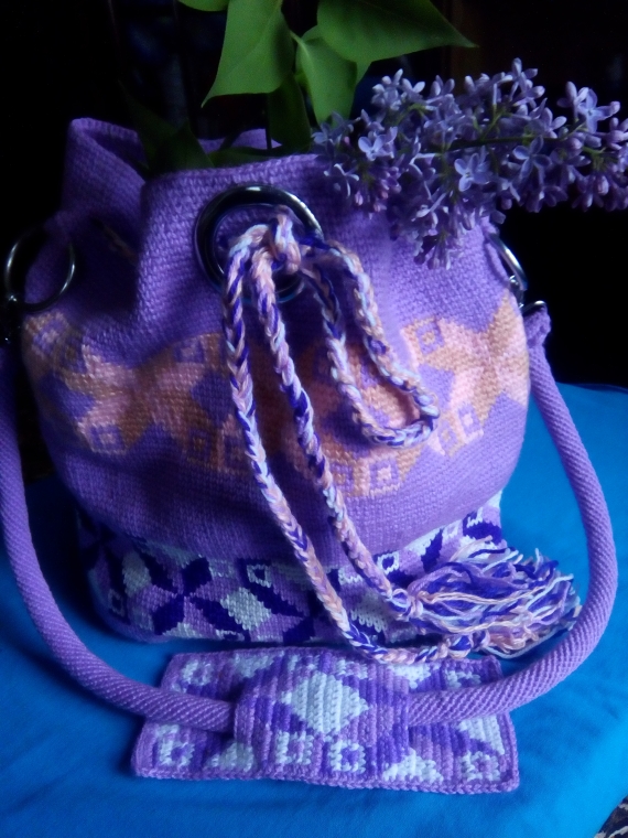 Сумка вязанная