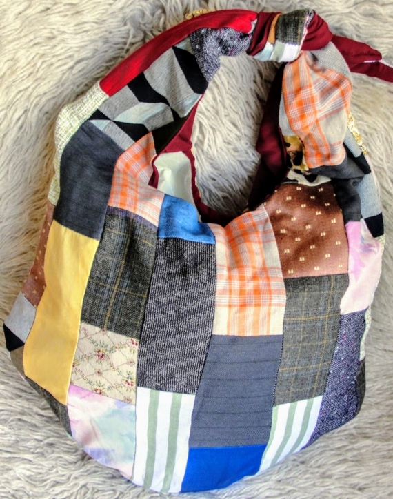 Сумка из лоскутков