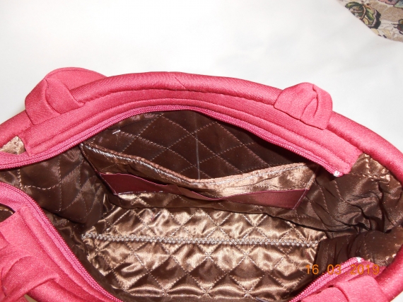 сумка женская бордо из неопрена