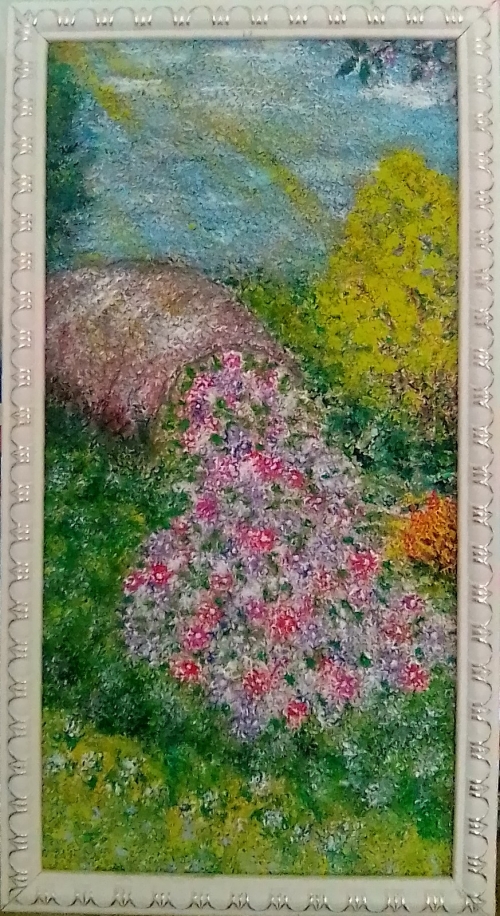 Кувшин с петуньей