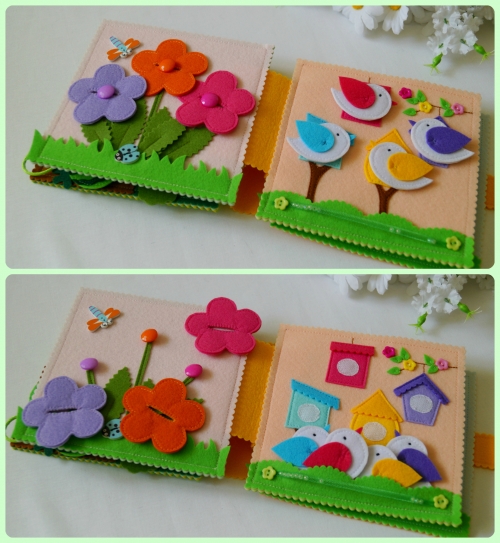 Книжка из фетра "Природа"