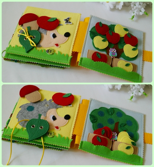 Книжка из фетра "Природа"