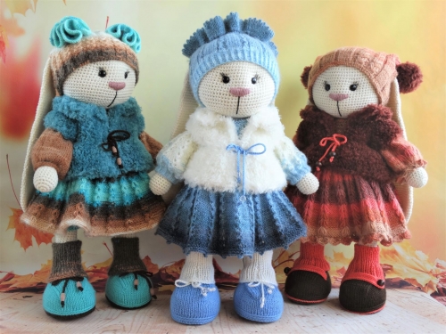 Вязаная Зайка