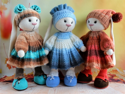 Вязаная Зайка