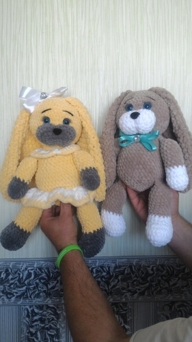 Плюшевый зайка