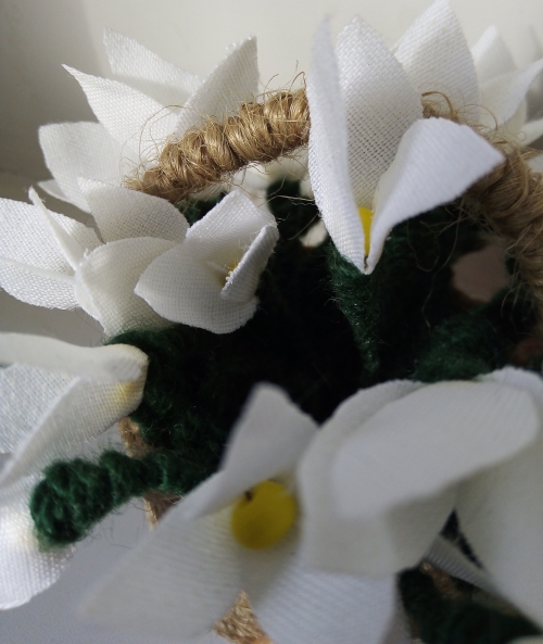 Корзина с подснежниками