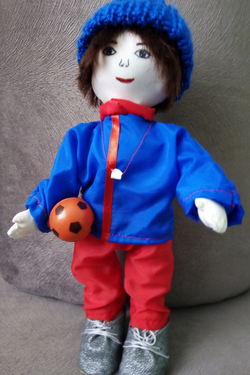 Кукла "Учитель физкультуры, Тренер, Футболист"