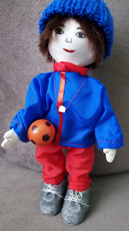 Кукла "Учитель физкультуры, Тренер, Футболист"