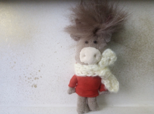 Текстильная игрушка Бычок