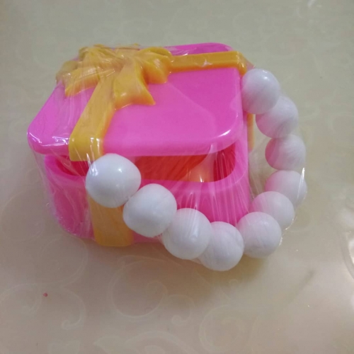 Мыльный набор "Шкатулка с бантом и бусами"