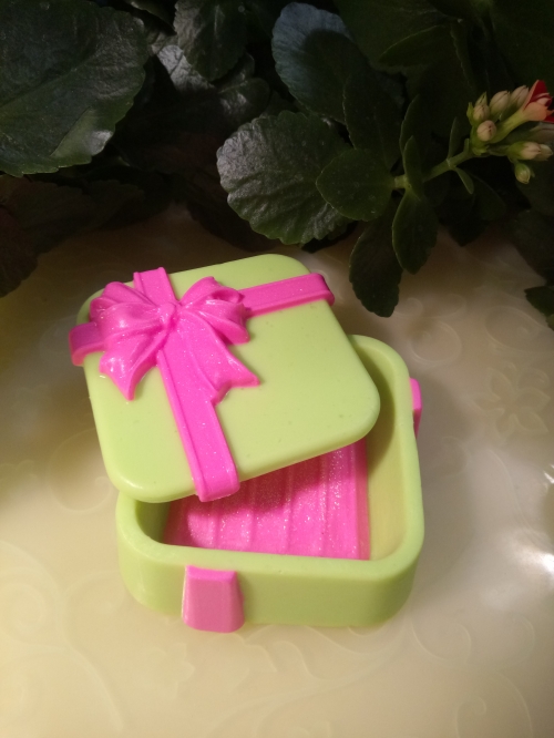 Мыльный набор "Шкатулка с бантом и бусами"