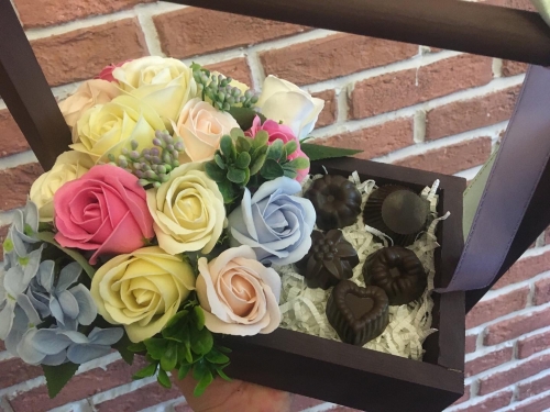 Цветы из мыла