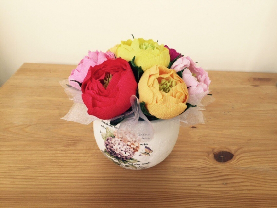 Сладкий букет из конфет