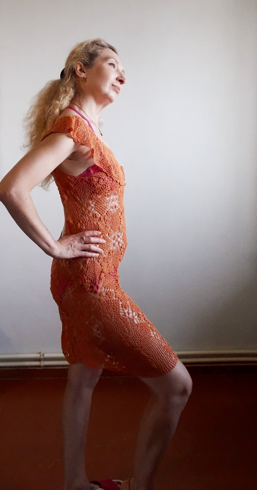 Летняя туника "Оранжевое лето"