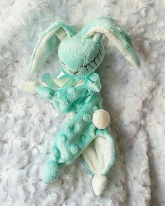 Зайка комфортер из плюша