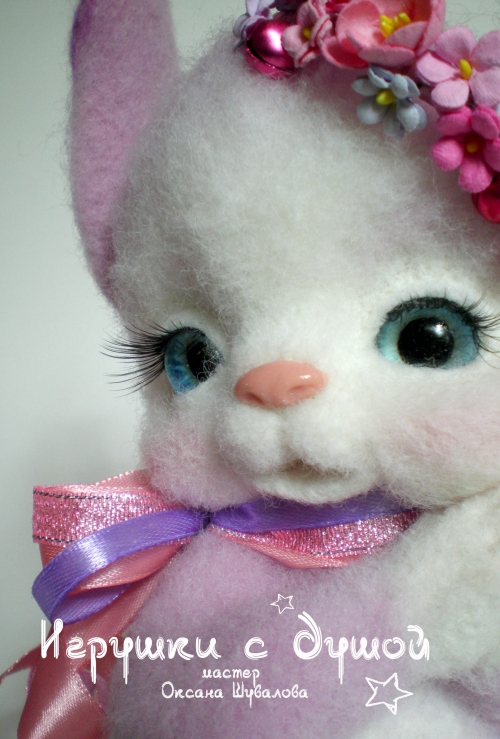 Розовый зайка