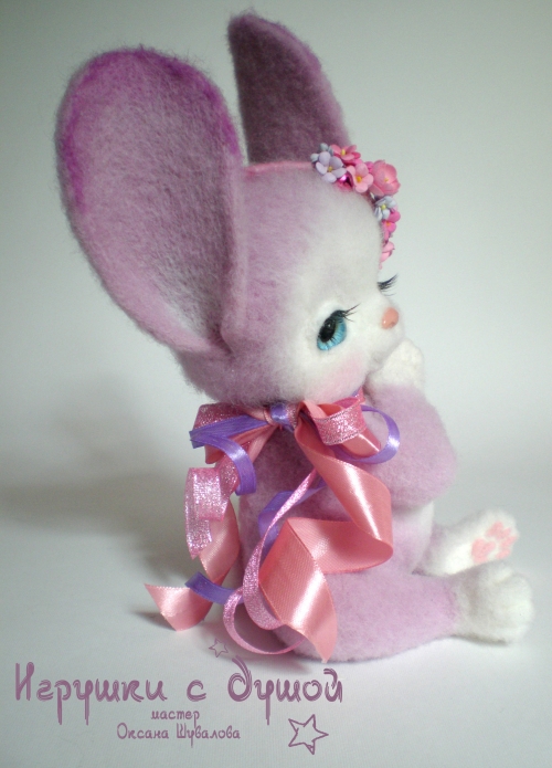 Розовый зайка