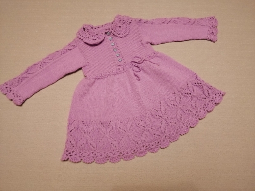 Платье вязаное "Нежность"