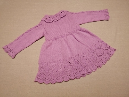 Платье вязаное "Нежность"