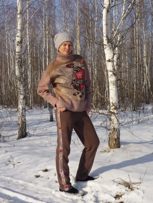 Свитер "Снегирь"