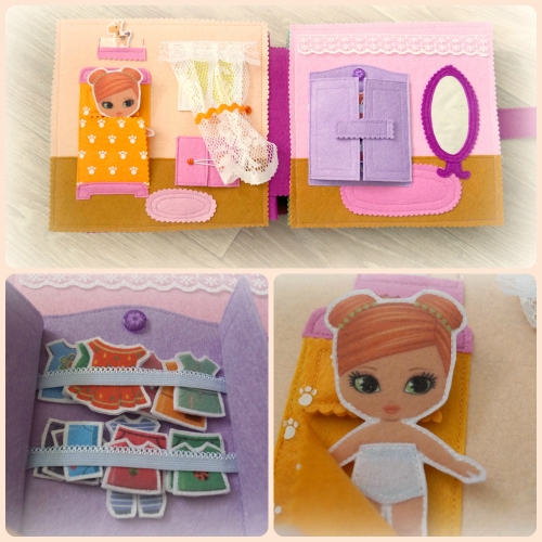 Книжка "Кукольный домик"