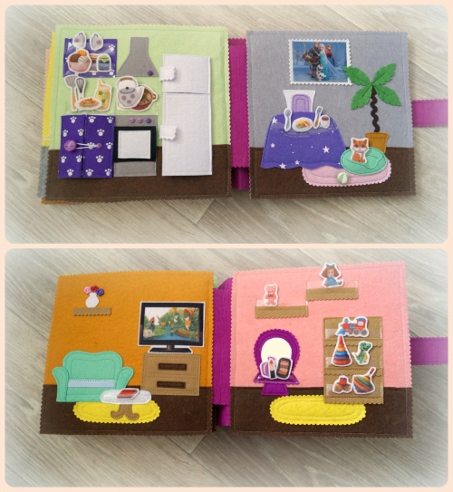 Книжка "Кукольный домик"