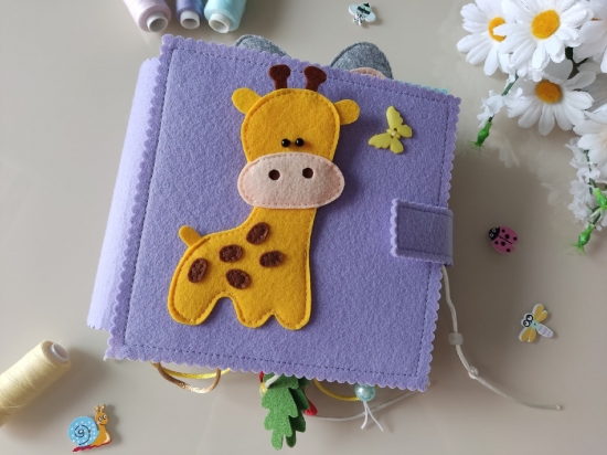 Книга из фетра Жирафик