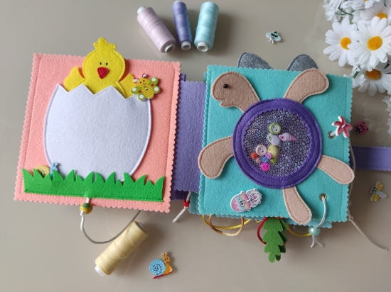 Книга из фетра Жирафик