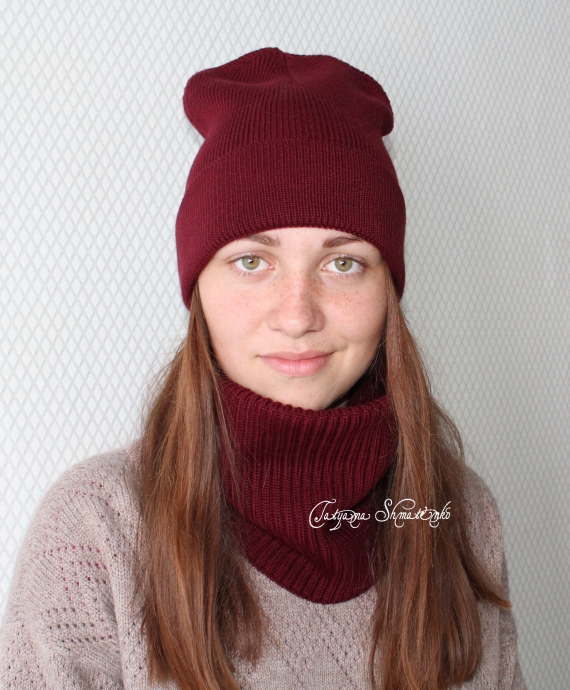 Комплект "Шапка+снуд"