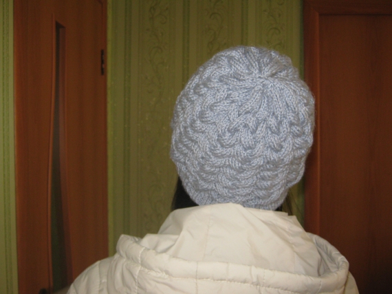 Шапка "Коса с тенью"