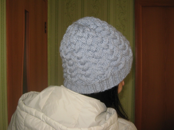 Шапка "Коса с тенью"