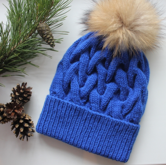 Шапочка с отворотом