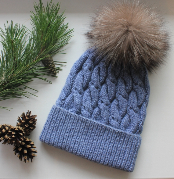 Шапочка с отворотом