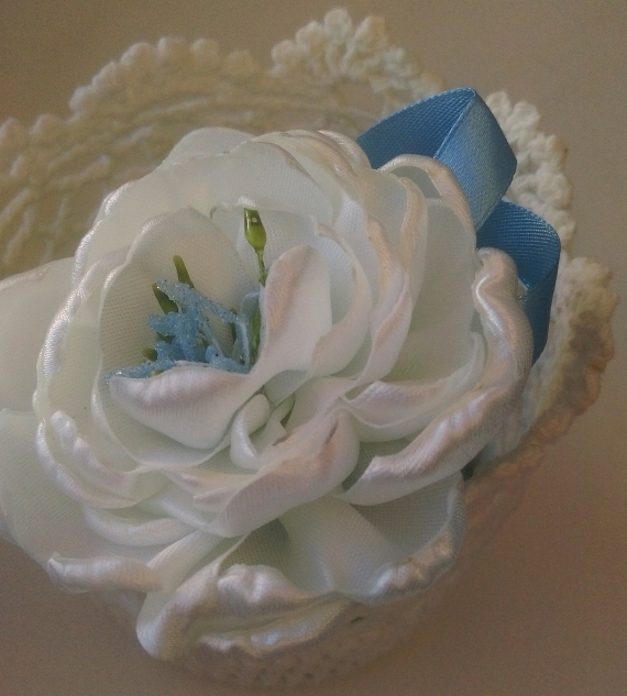 заколка цветочек